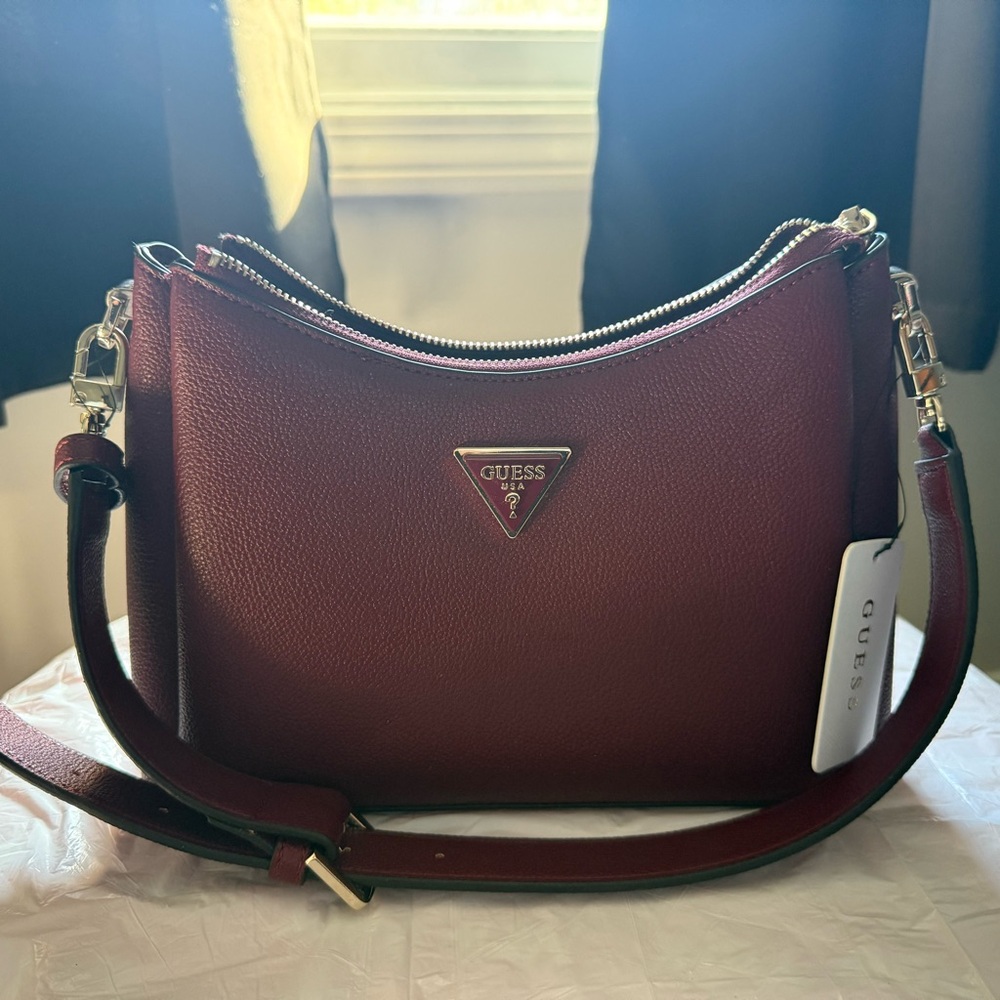GUESS Deep Red Crossbody Bag